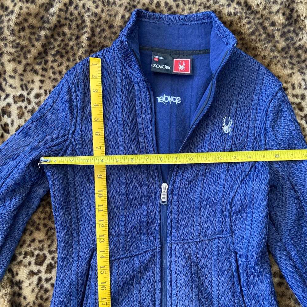 Spyder Major Cable Stryke Jacket Navy Blue sz. Sm